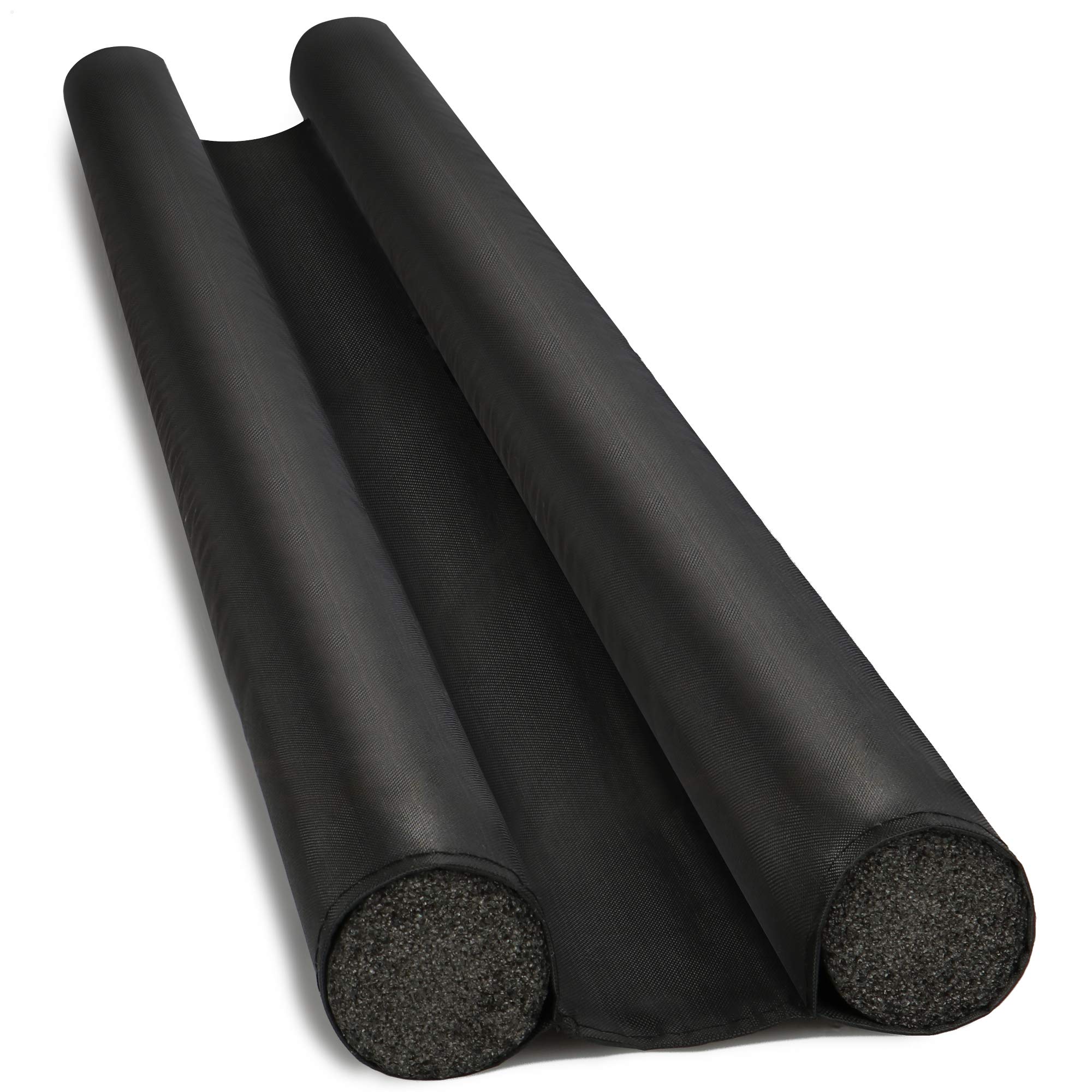 com-four® Cuttable draught excluder for all standard doors, door bottom seal with double-sided insulation, draught excluder sound insulation, cold protection, energy cost savings (001 pieces)