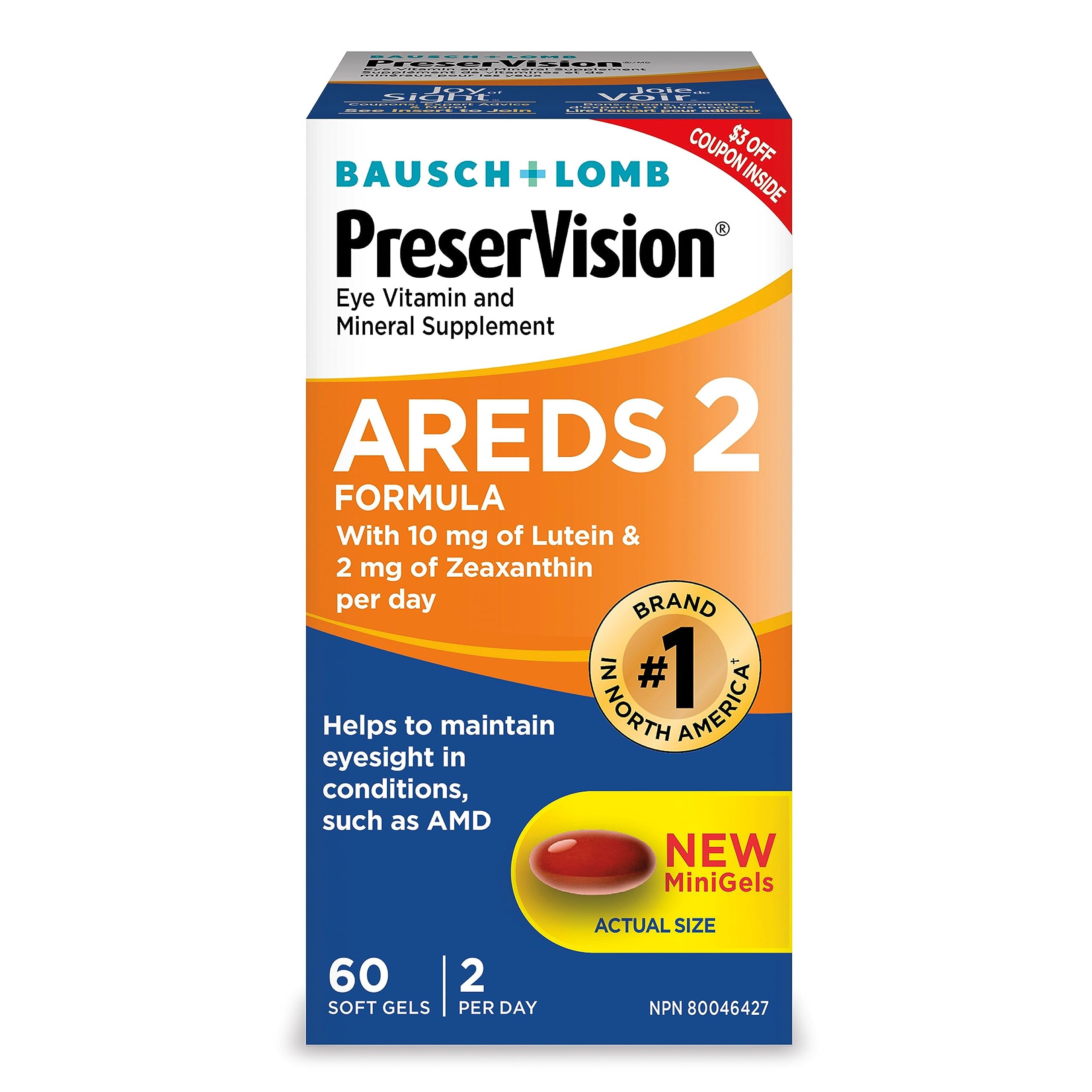 Mua AREDS 2 Eye Vitamin & Mineral Supplement, Contains Lutein, Vitamin
