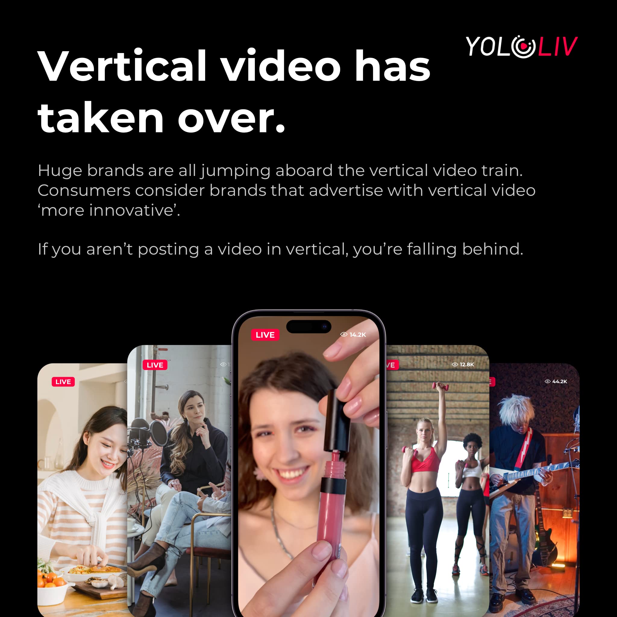 YOLOLIV VertiCam PTZ Camera 1080P Vertical Live Streaming with 12x Optical Zoom, Remote Control, Auto Focus, Portrait Output