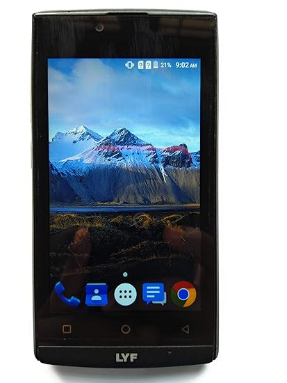 LYF Flame 7 LS-4006 (Black) Smartphones