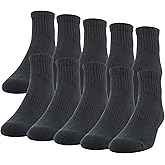 Gildan Men's Active Cotton Ankle Socks (10-Pack)