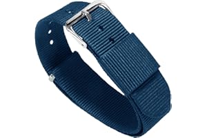 BARTON WATCH BANDS - Ballistic Nylon NATO® Style Straps - Choice of Color, Length & Width (18mm, 20mm, 22mm or 24mm)
