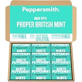 Peppersmith 100% Xylitol Mints, Fine English Peppermint, 25 Mints 15 g (Pack of 12, Total 300 Mints)