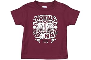 ROOKIE WEAR BY SMACK APPAREL Horns Down Baby Apparel for Texas A&M College Fans (NB-7T)