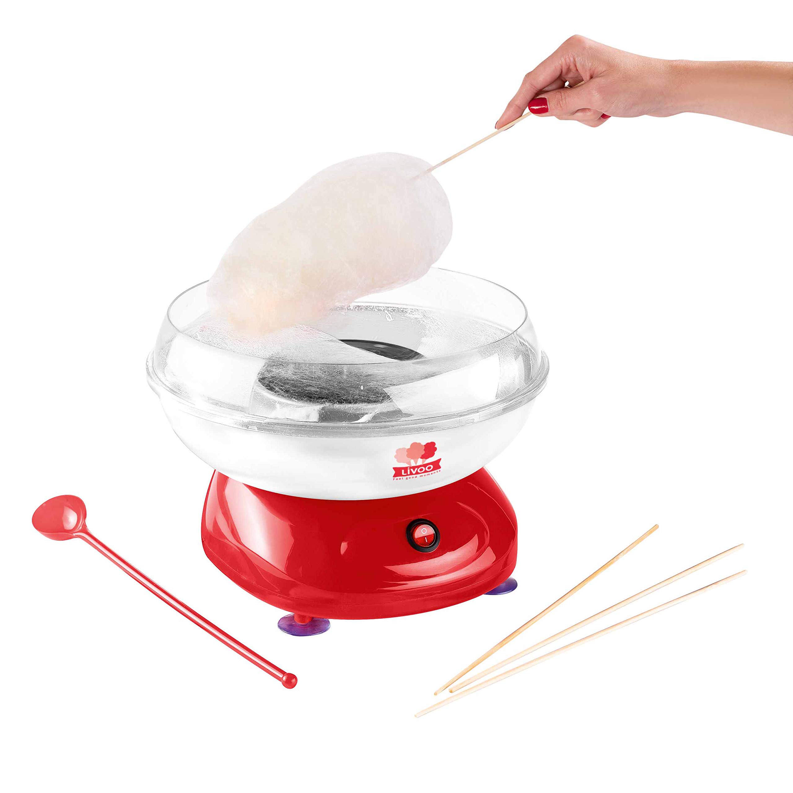 LIVOO DOP136 Candy Floss Maker Red