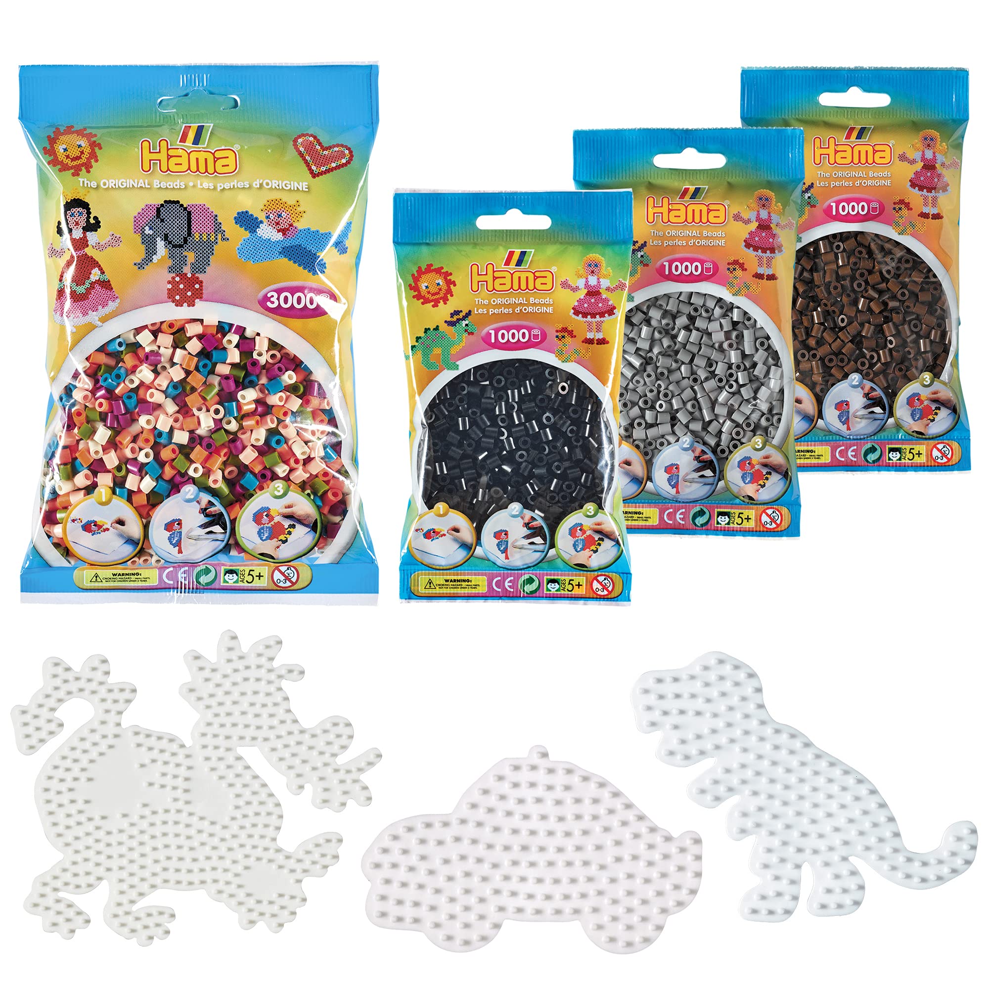 Hama - Adventure Assortment - Iron on Beads - Size Midi ø 5 mm - Ref S244
