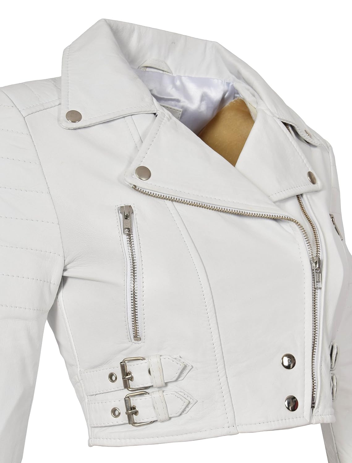 A1 FASHION GOODS White Leather Womens 