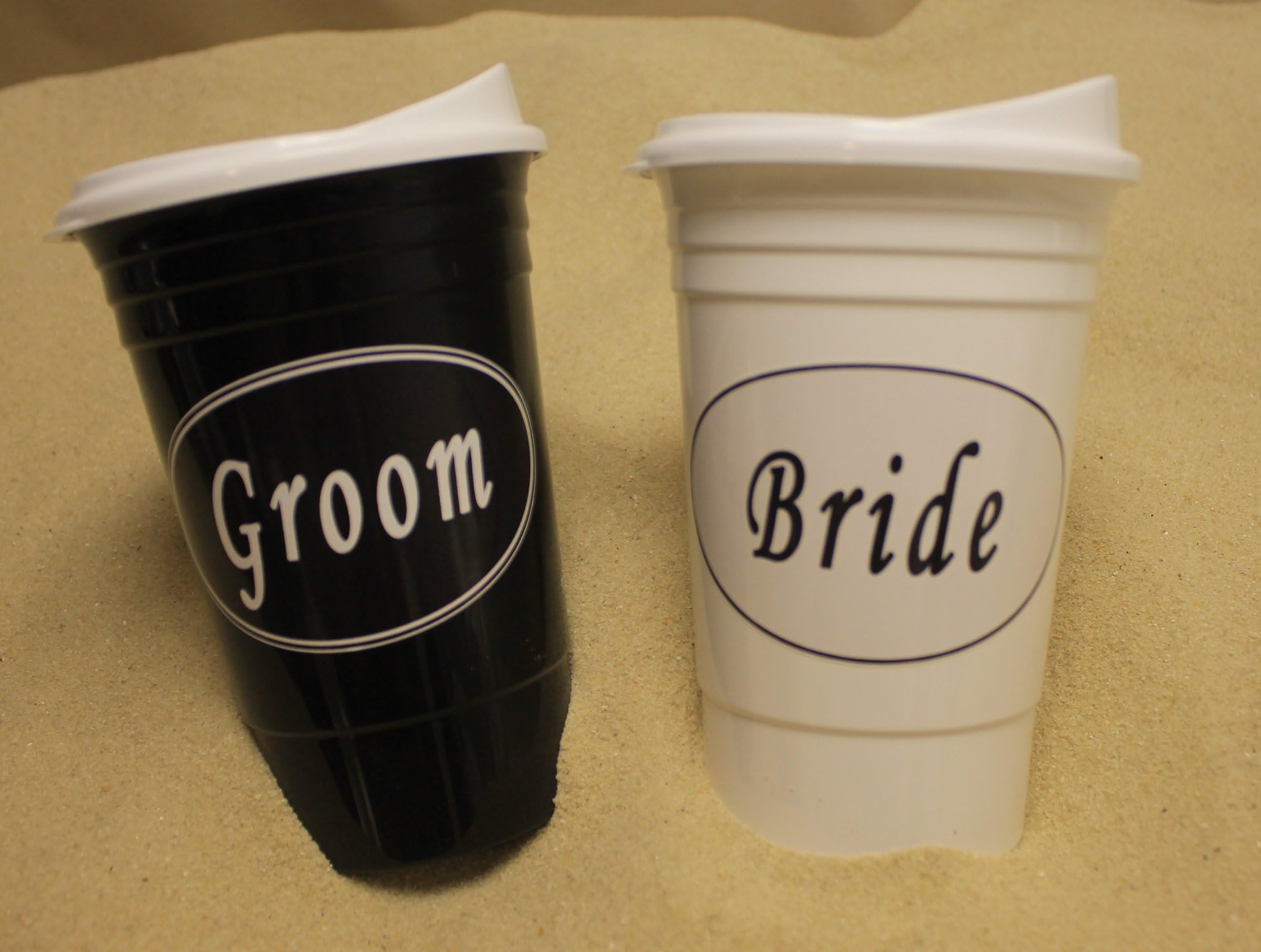 Bride and Groom LeCUP Wedding Party Cups
