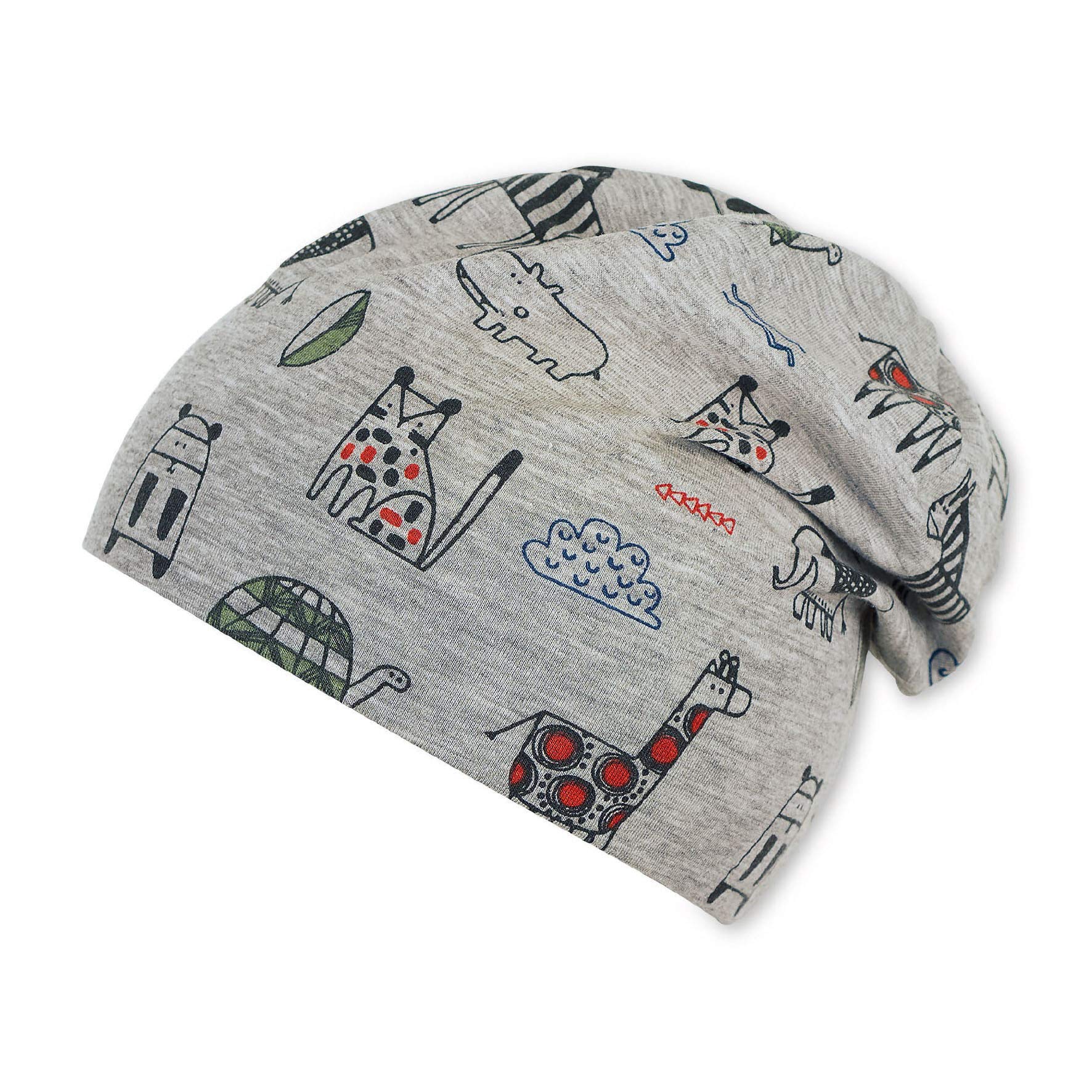 Sterntaler Baby Boys Slouch Beanie Hat Grey (Silber 513), XXXXX-Large (Manufacturer Size: 49)