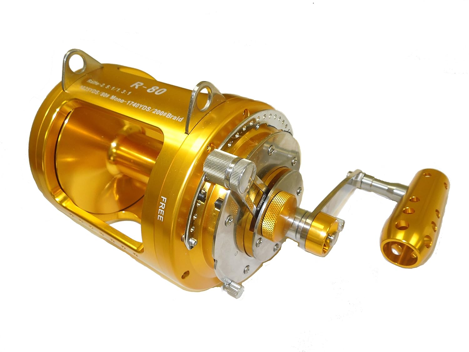 EAT MY TACKLE Saltwater 80 wide 2 speed big game fishing reel Blue Marlin Tournament Edition