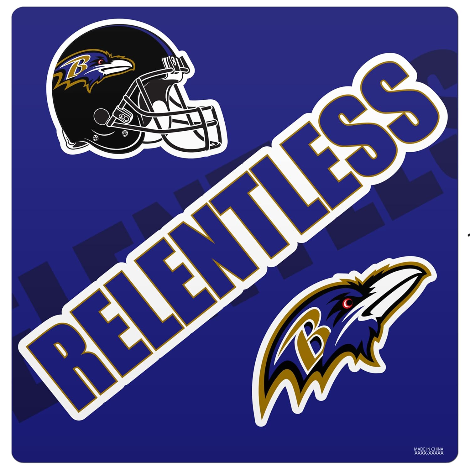 FOCO Baltimore Ravens Slogan Sheet Sports Related