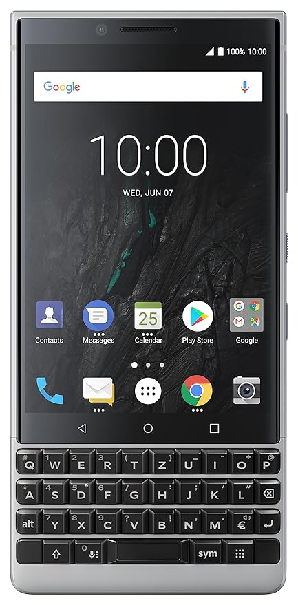 BlackBerry Key2 Single SIM Smartphone (4,5 Zoll Display, 12 Megapixel Kamera, LTE, 6 GB RAM, 64 GB Speicher, Quick Charge 3.0
