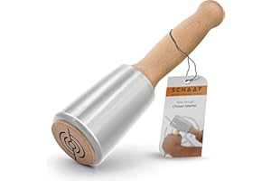 SCHAAF WOOD CARVING TOOLS Precision Wood Carving Mallet, 15oz Chisel Mallet for Woodworking, Comfortable Wooden Mallet Handle Reduces Hand Fatigue, Non-Marring Urethane Head Protects Tools, Chisel Hammer from Schaaf Tools