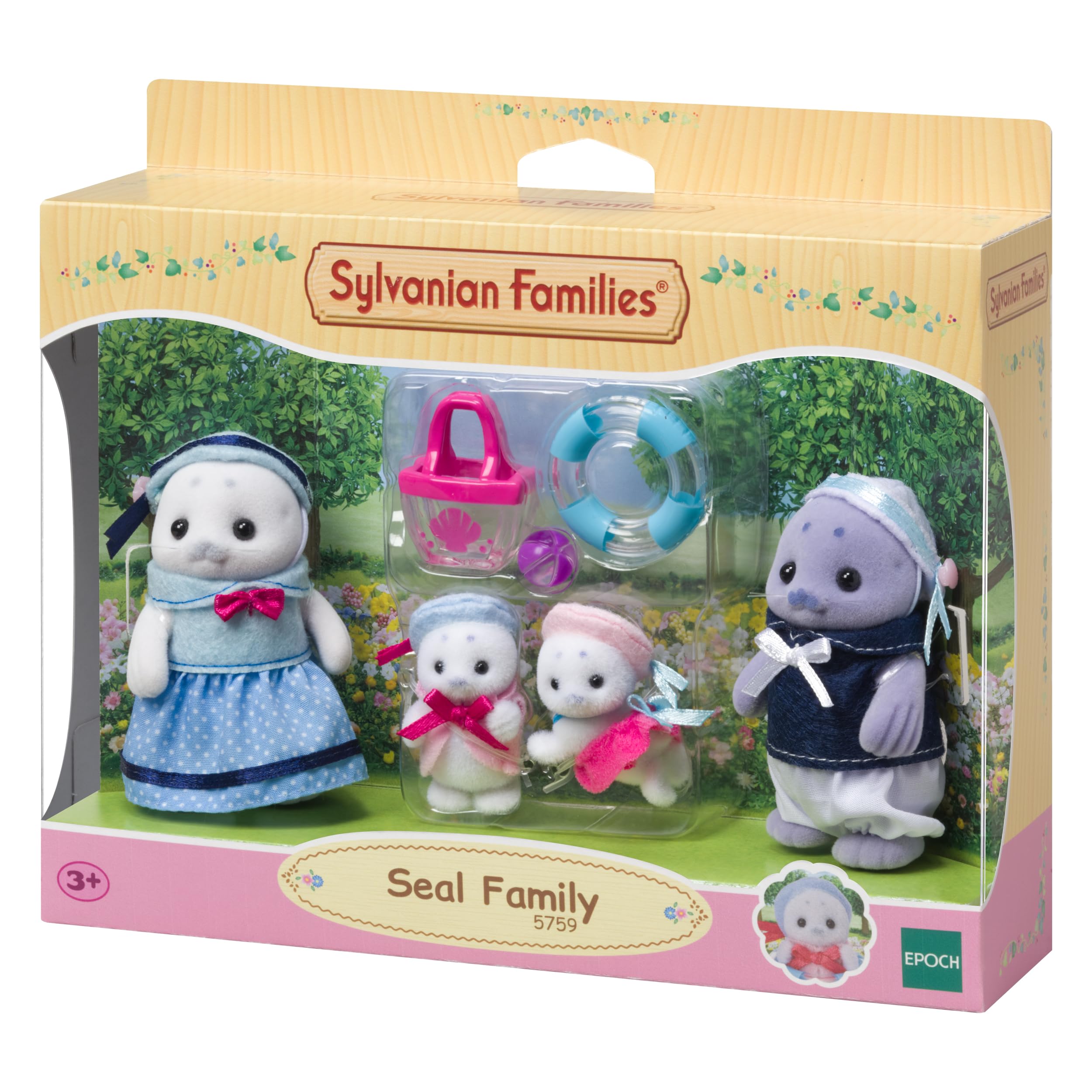 Sylvanian Families - 5759 Seal Family - Dollhouse Playsets