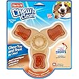 Hartz Chew ‘n Clean Chew Toy and Treat in One Chicken Flavored Tri-Point Dog Toy, Medium