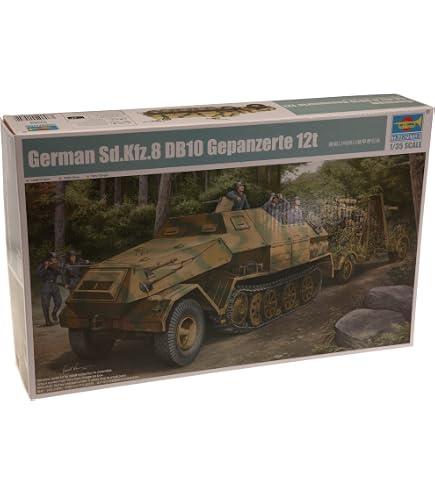 Amazon.com: Trumpeter 1/35 German SdKfz 8 Gepanzerte 12-Ton Halftrack