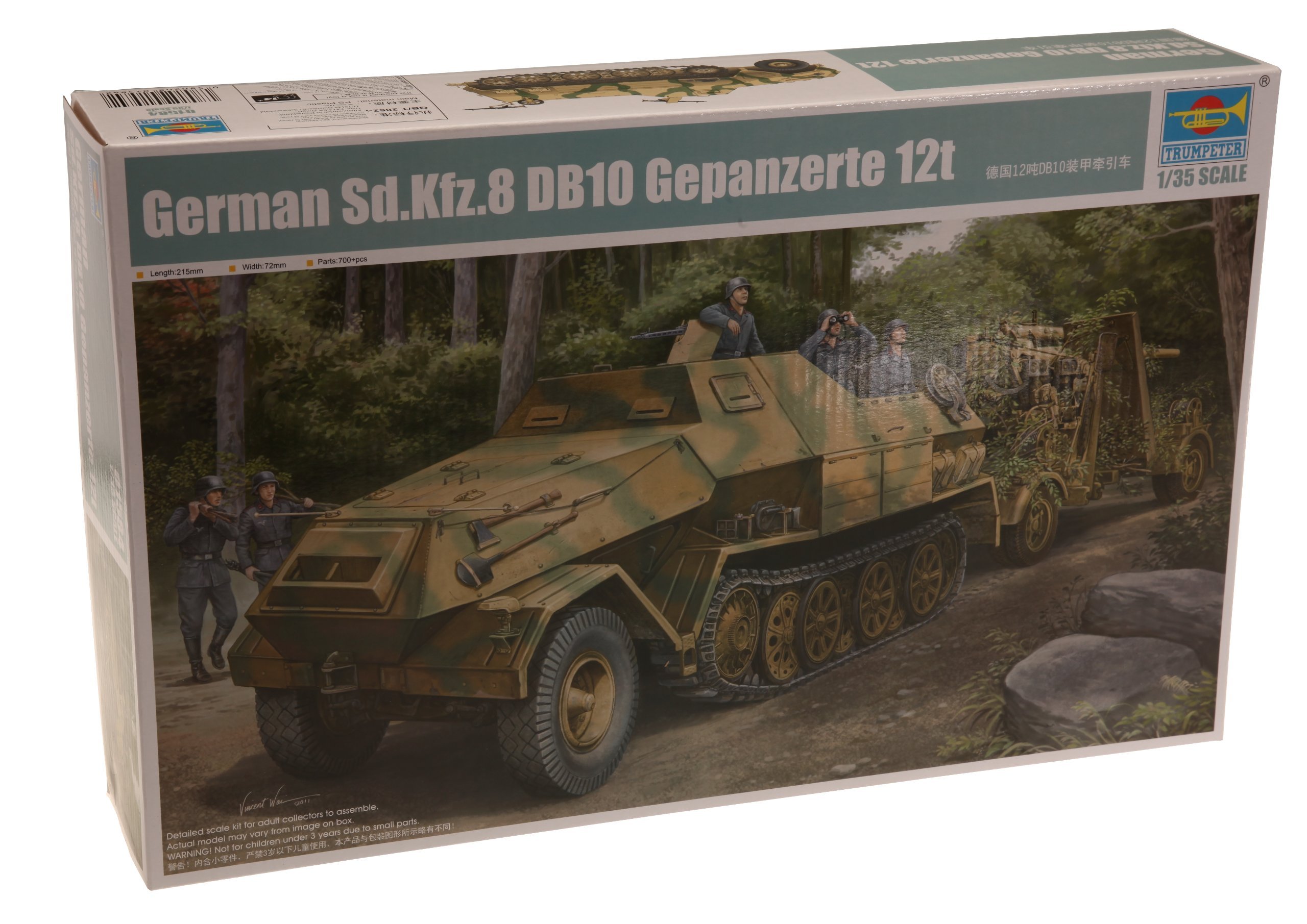 Trumpeter 1:35 - SdKfz. 8 Gepanzerte 12t