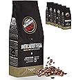 Caffe Vergnano 1882 Antica Bottega Whole Bean Arabica Medium Roast Espresso, 1.1 lbs Bag - Italian Coffee Beans with notes of Chocolate, Nuts & Caramel, Intensity 5/10-500g Bag (6 Pack)