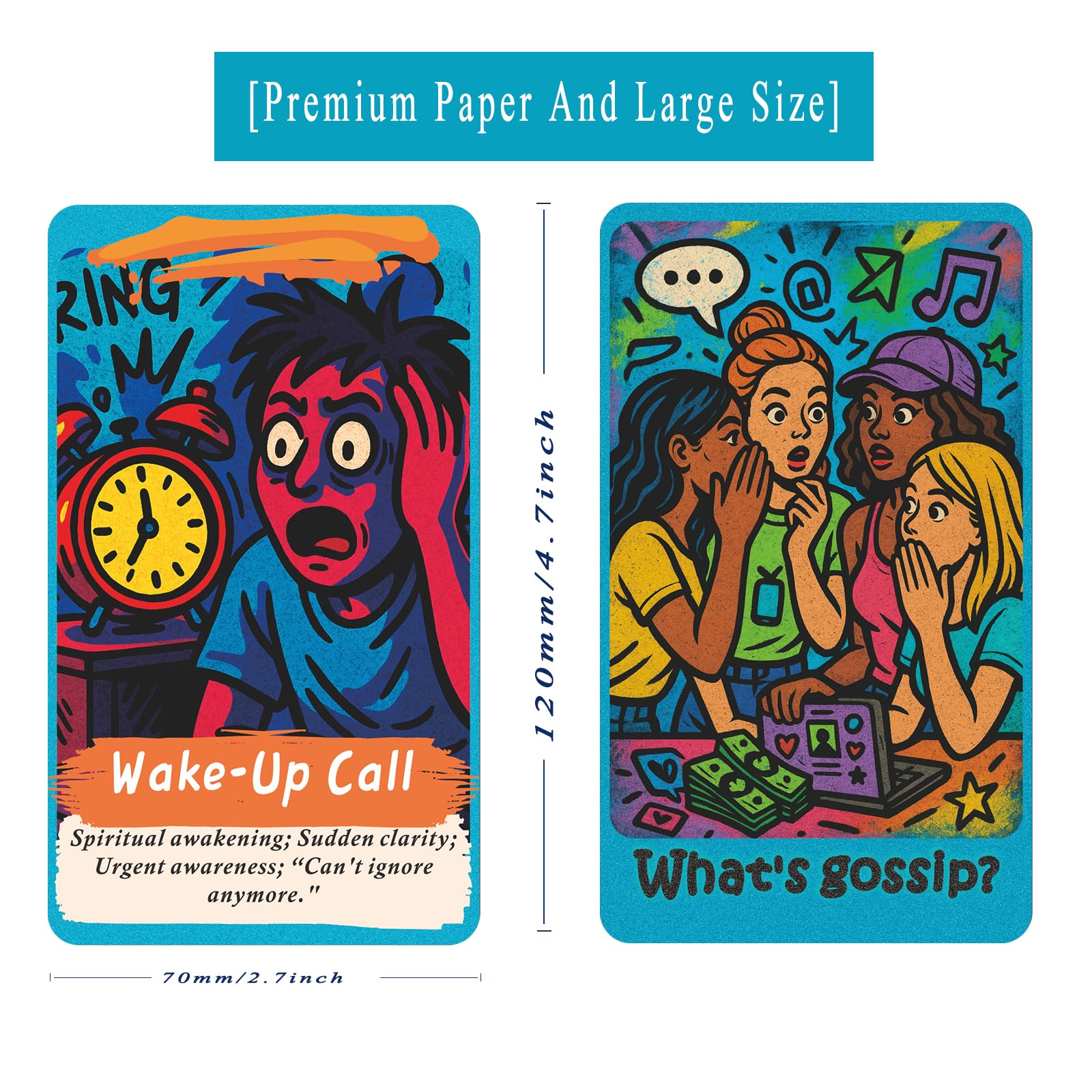 What is Bagua?80 Bagua Tea Oracle Card Deck for Beginners Oracle Card Tarot Set for Karma, Twin Flames, Love, Friendship, Life Readings