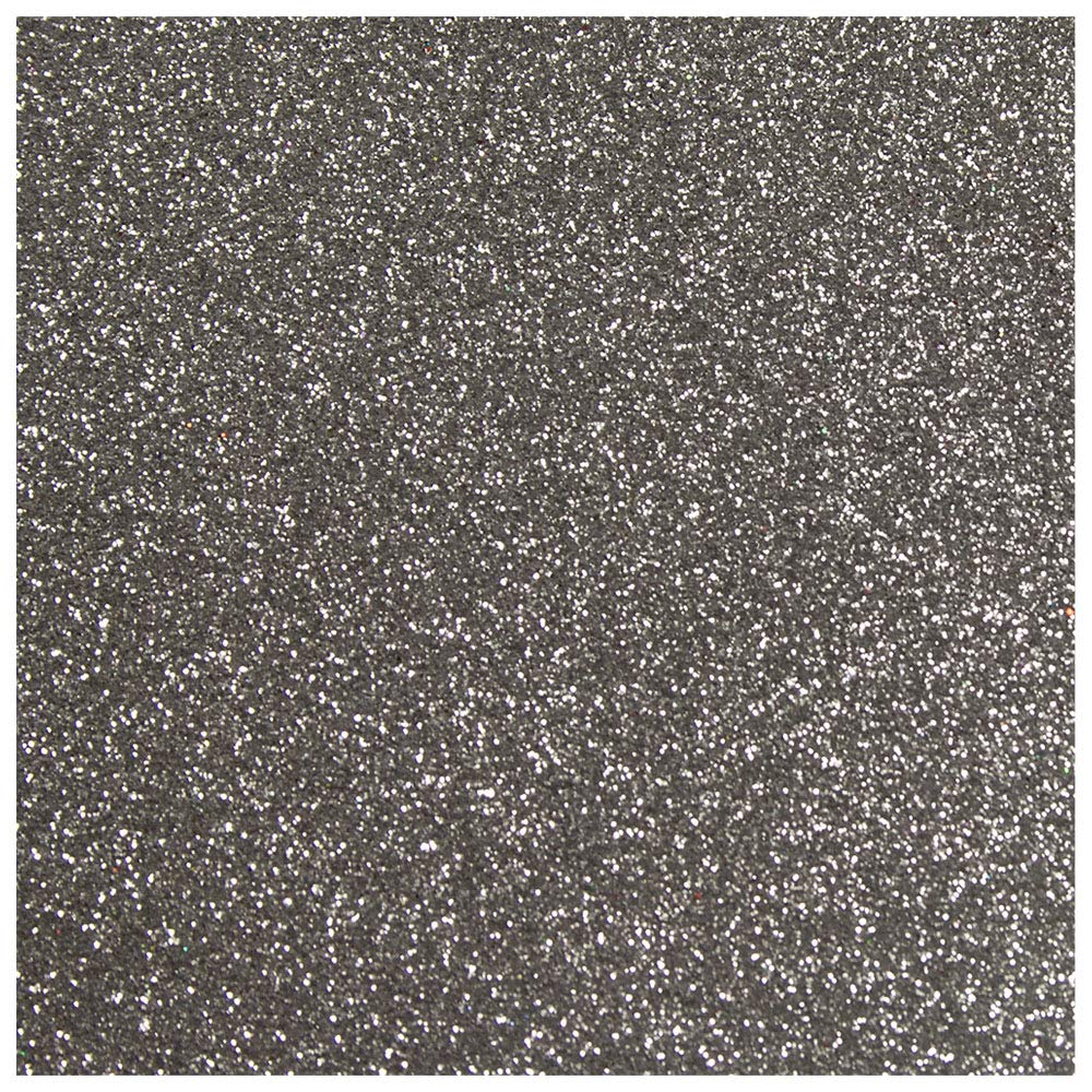 Anita and Su Mundo 37111475-Basic Scrapbooking - Cardstock, Color, 250 g, Silver Glitter, 12 x 12 Inches