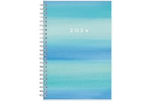 Blue Sky 2024 Weekly and Monthly Planner, January - December, 5" x 8", Frosted Cover, Wirebound, Chloe (144734)