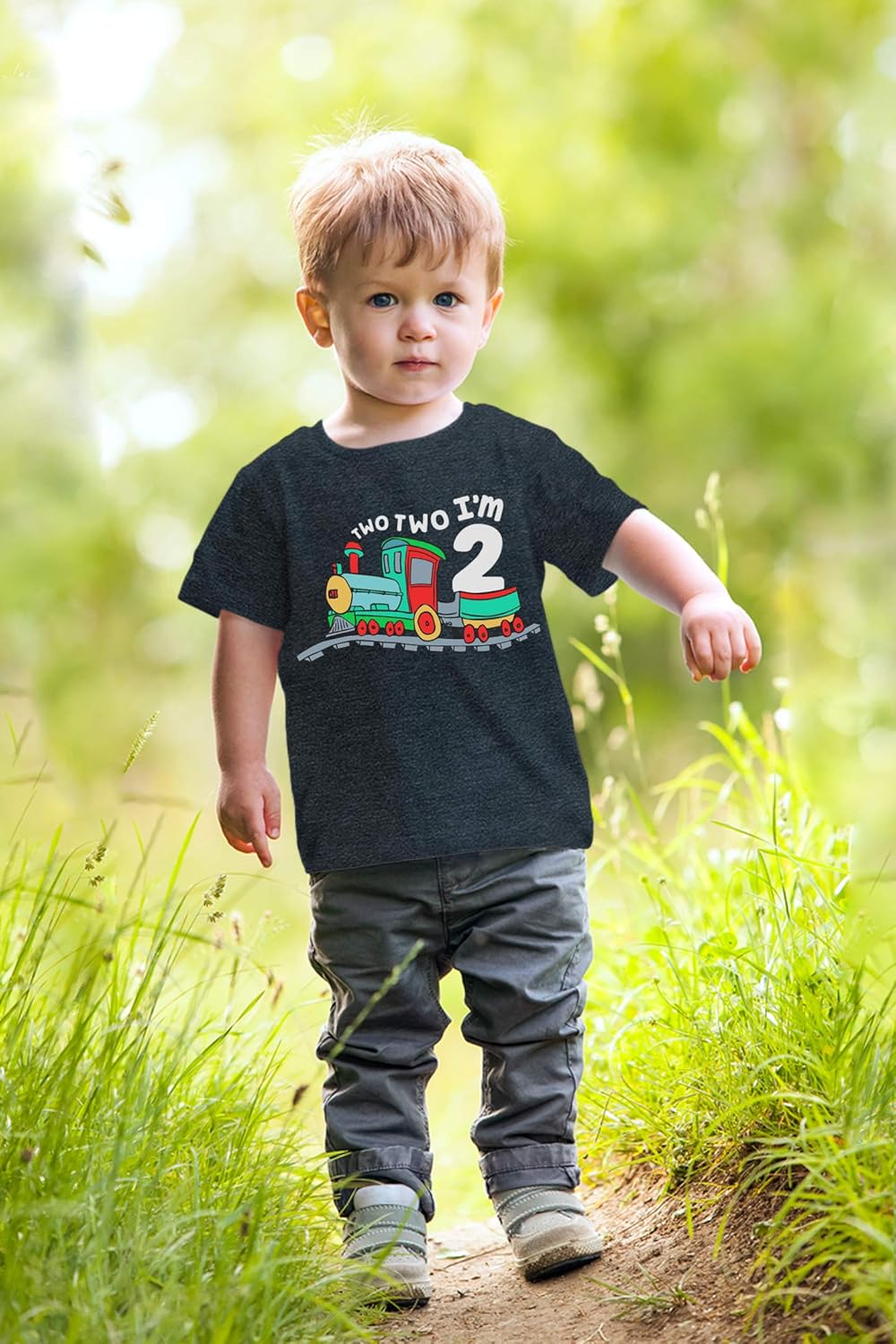 Unordinary Toddler 2nd Birthday Shirt boy Chugga Chugga Two Two Train im Two Year Old Second Birthday: Clothing