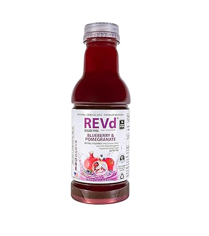 Amazon Com Hydro One Revd Blueberry Pomegranate 16 Fl Oz Us Patented Diabetic Premium Beverage Cinnamon Extract 12 Pack Grocery Gourmet Food