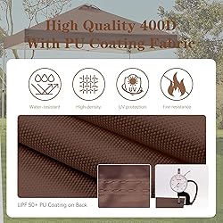 SCOCANOPY 10x10 Replacement Top with Air Vent for