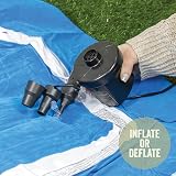 Milestone Camping Electric Air Pump 3 Nozzles High Power 130W AC view 2