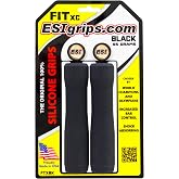 ESI Grips Fit XC Silicone Bike Grips &ndash; Ergonomic MTB Handlebar Grips for Comfort and Control &ndash; Made in USA