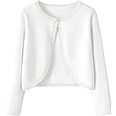 Yekaty Kids Girls Cardigan Long Sleeve Button Toddler Cardigan Knit Sweater