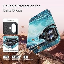 Goodon for iPhone 16 Plus Case Wallet - Flip Folio
