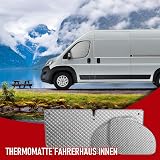 MaxEarn Internal Thermal Blind Set for Fiat Ducato 06-24 3Pcs Sunshade Cover view 6