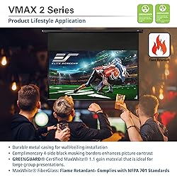 Elite Screens VMAX2, 120-inch 16:9, Wall Ceiling