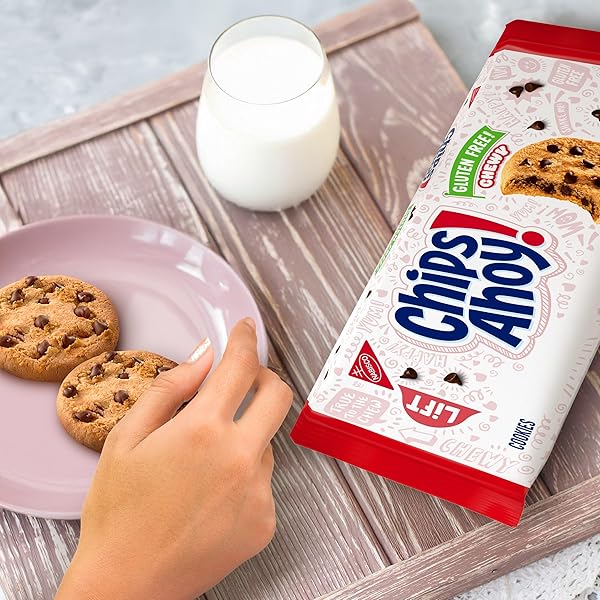 CHIPS AHOY! CHEWY GLUTEN FREE FUDGY CHOCOLATE CHIP COOKIES, 9.75 OZ