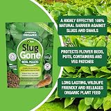 Vitax Slug Gone Wool Pellets 3.5L Organic Slug Barrier Garden Soil Care view 5