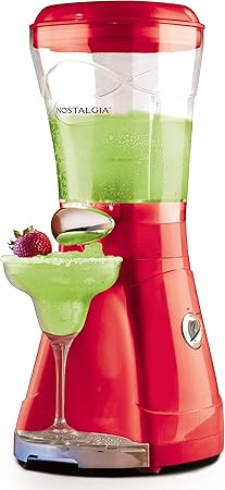 Nostalgia MSB64 64-Ounce Margarita & Slush Maker, Perfect For Slush Drinks, Daiquiris, Red