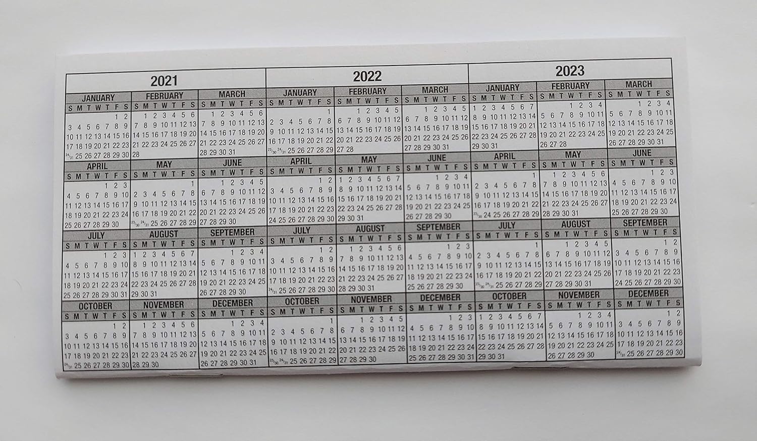 5 - Checkbook Registers - 2021-22-23 Calendar Transactions Checking Book Bank : Office Products
