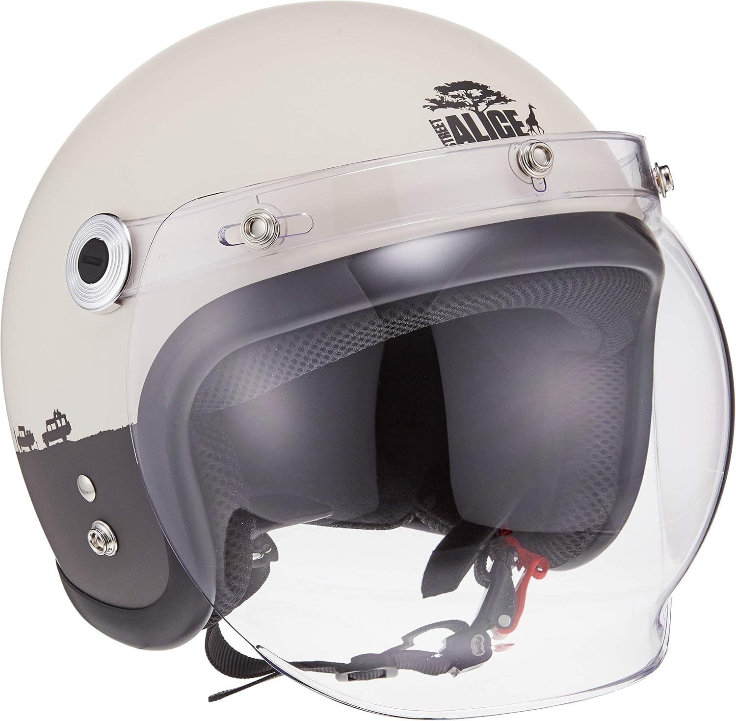 Amazon リード工業 Lead バイクヘルメット ジェット Street Alice スモールロー アフリカ レディース Qp 2 ジェット 車 バイク