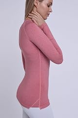 TCA Super Thermal Top Women Dusty Rose L Ski Base Layer Warmers view 3