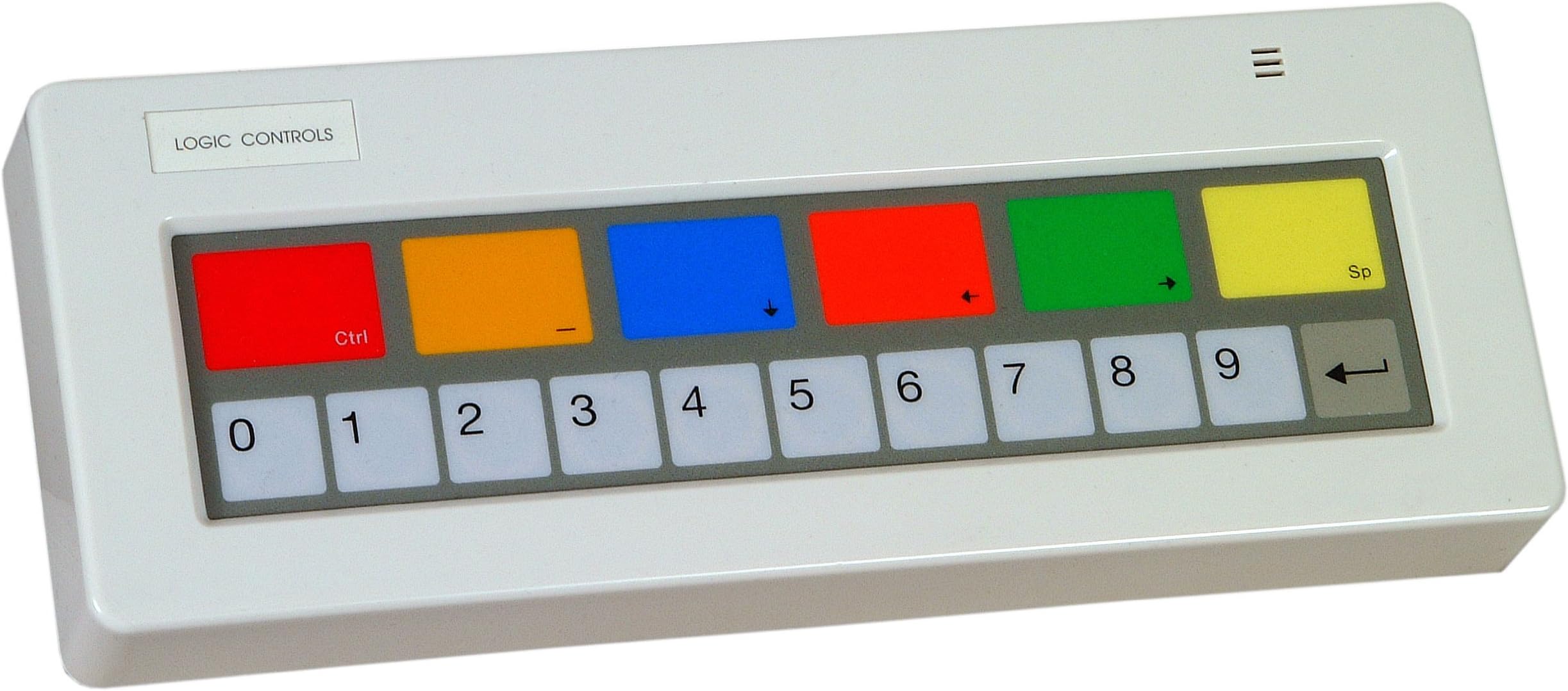 Logic Controls 17 Key Programmable Keypad (bump Bar) Black Ps2 Cable Legend Sheet A KB1700P-A-BK