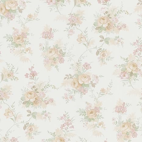 Amazon ミラージュyvette水彩花柄壁紙 1 壁紙