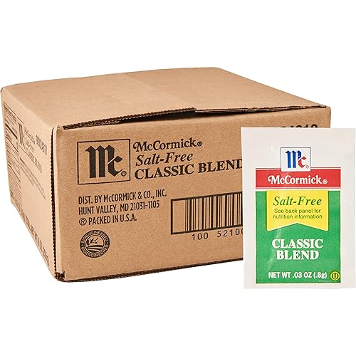 McCormick Salt Free Classic Blend Packets, 300 count - One Box of