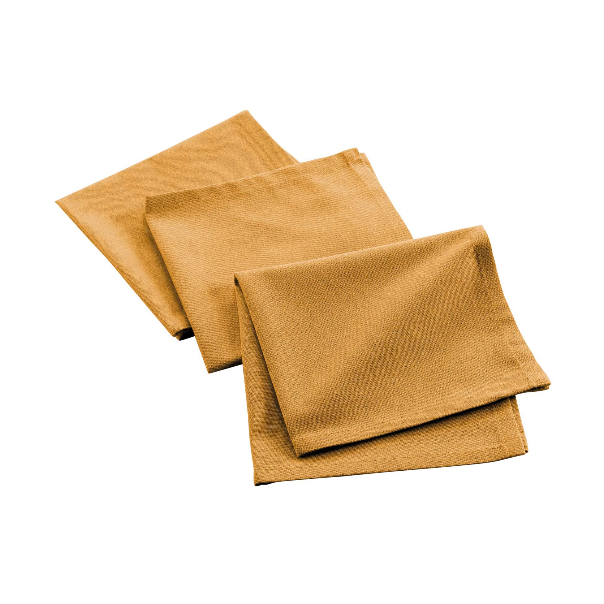 Douceur d'Intérieur Mistral 3 Table Napkins, Mustard, 40 x 40 cm