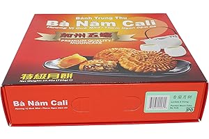 Ba Nam Cali Mooncake - Pandan(Lá Dú'a) - (0 Yolk)