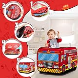 Britik Pop Up Truck Tent for Kids 3-8 Indoor Outdoor Play Safe Durable view 2