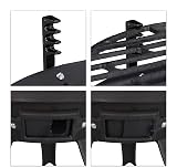 Relaxdays Cast Iron BBQ, Adjustable Grate, Air Vent, 40x45x36 cm view 7