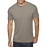 Next Level Men's Premium Fitted Sueded Crew, Warm Gray, Large