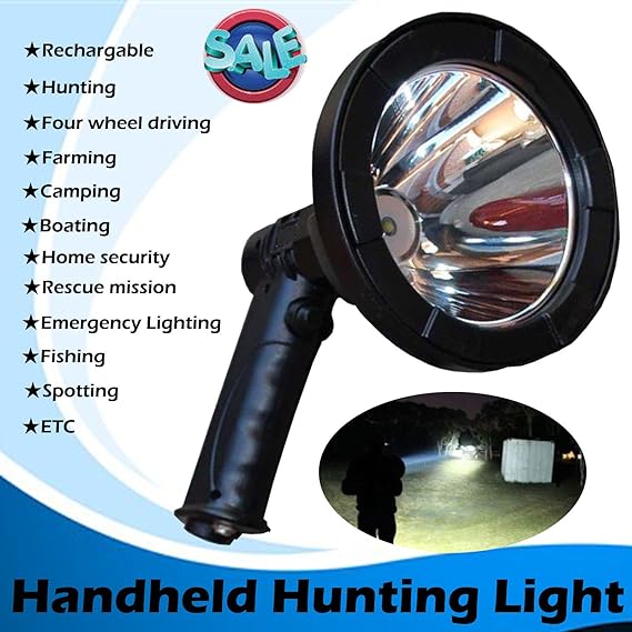 Focos LED Caza Linternas de Mano Batería para disparo de coche lámpara
