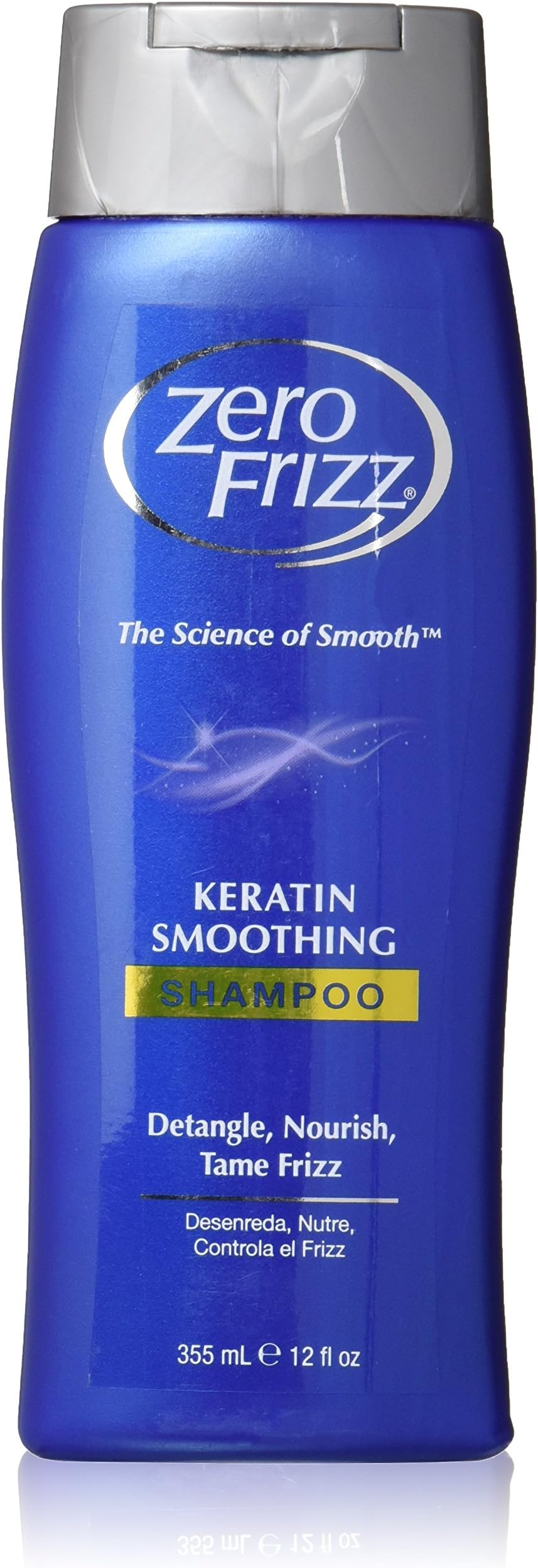 Zero Frizz Keratin Smoothing Shampoo, 12 Ounce